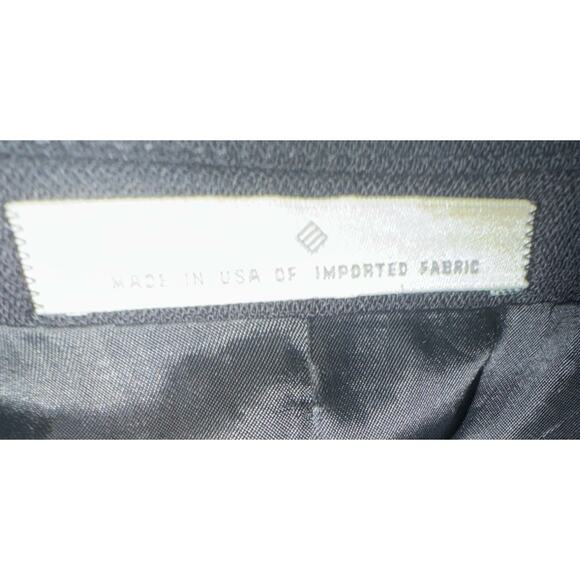 Joseph Abboud 100% Wool Black Three Button Single Breasted Blazer Men’s Sz 41L - Picture 7 of 10